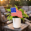 1776 American Flag Outdoor Garden Sign
