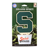 Michigan State Block S Color Plant Stake