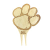 Clemson University Tiger Paw Natural Wood Plant Stake