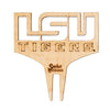 Louisiana State University Wordmark Natural Wood Plant Stake