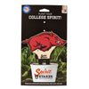 University of Arkansas Running Razorback Color Plant Stake