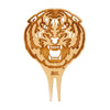 Louisiana State University Tiger Head Natural Wood Plant Stake