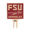 Florida State University Lettermark Color Plant Stake