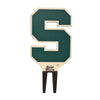 Michigan State Block S Color Plant Stake