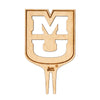 University of Missouri "MU" Natural Wood Plant Stake