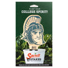Michigan State Sparty Head Color Plant Stake
