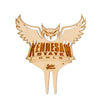 Kennesaw State University Owl Natural Wood Plant Stake