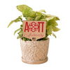 Alpha Omicron Pi Fraternity Color Plant Stake