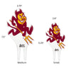 Arizona State Sparky Acrylic Plant Stake