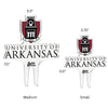 University of Arkansas Old Main Acrylic Plant Stake