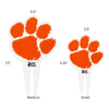 Clemson University Tiger Paw Acrylic Plant Stake