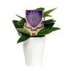 Delta Phi Epsilon Crest Color Plant Stake