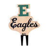 Eastern Michigan University Logo Color Plant Stake
