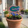 University of Florida Gator Head Garden Sign