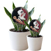 Florida State University Seminole Head Acrylic Plant Stake