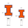 University of Illinois Block I Acrylic Plant Stake