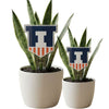 University of Illinois Victory Badge Acrylic Plant Stake