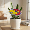 University of Kansas Jayhawk Head Acrylic Plant Stake