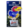 University of Kansas Jayhawk Color Plant Stake