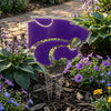 Kansas State Wildcat Head Garden Sign