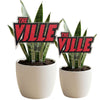 University of Louisville 'Ville' Acrylic Plant Stake