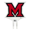 Miami University 'M' Garden Sign
