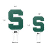 Michigan State Block S Acrylic Plant Stake