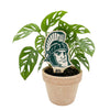 Michigan State Sparty Head Color Plant Stake