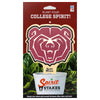 Missouri State Bear Head Color Plant Stake