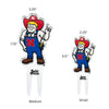 University of Nebraska Herbie Husker Acrylic Plant Stake