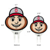 The Ohio State University Brutus Head Acrylic Plant Stake