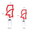 University of Mississippi Landshark Acrylic Plant Stake