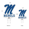 University of Mississippi Rebels Acrylic Plant Stake