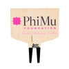 Phi Mu Motto Color Plant Stake