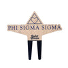 Phi Sigma Sigma Logo Color Plant Stake