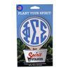 Phi Sigma Sigma Monogram Color Plant Stake