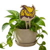 Rowan University Owl Head Color Plant Stake