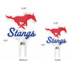 SMU Stangs Acrylic Stake