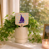 Tri Sigma Sailboat Color Plant Stake