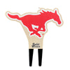 Southern Methodist Mustang Color Plant Stake