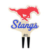 Southern Methodist 'Stangs" Color Plant Stake