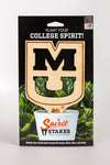 University of Missouri "MU" Plant Stake