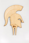 Michigan State Spartan Helmet Plant Stake