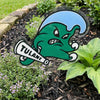 Tulane Rolling Green Wave Garden Sign
