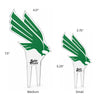 UNT Eagle Acrylic Stake