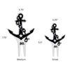 Vanderbilt University Anchor Down Acrylic Plant Stake
