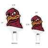 Virginia Tech Hokie Head Acrylic Plant Stake
