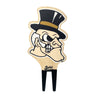 Wake Forest University Deacon Head Color Plant Stake