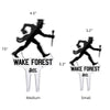 Wake Forest University Deacon Sillouette Acrylic Plant Stake