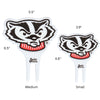 University of Wisconsin Badger Head Acrylic Plant Stake